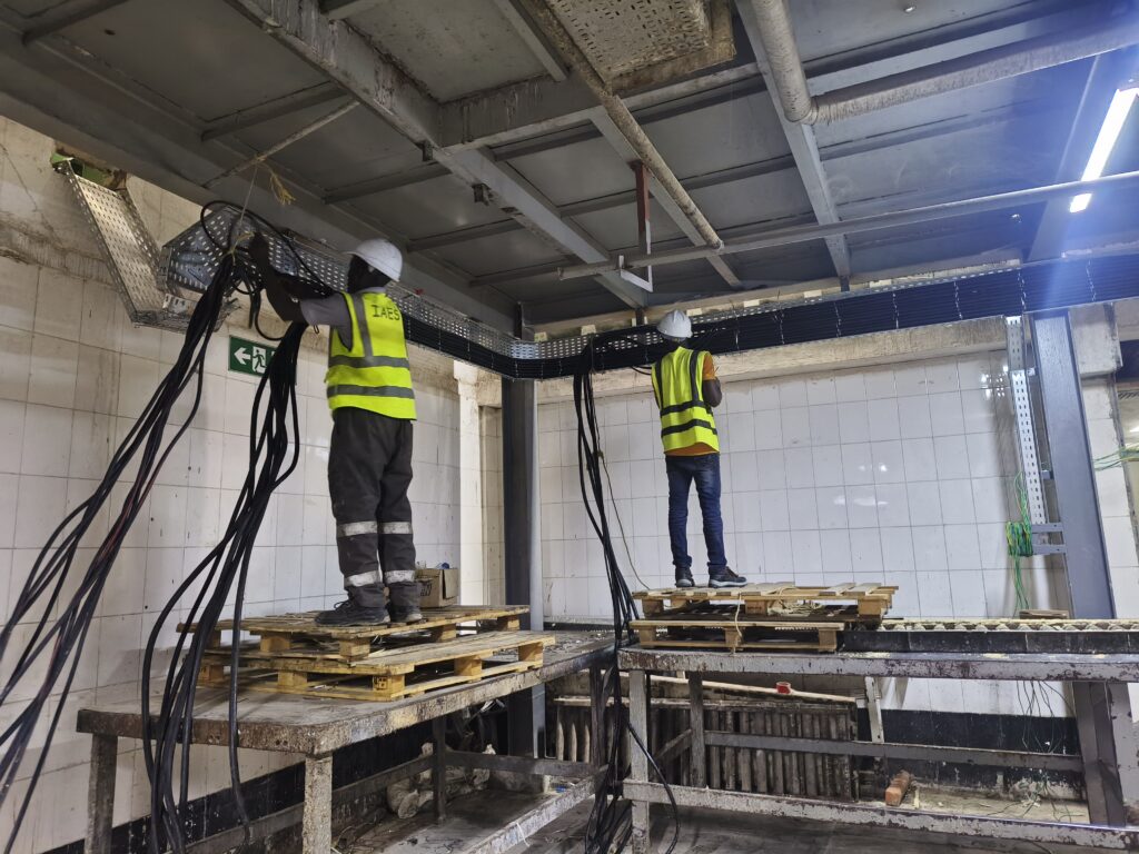 Power Energy Cable Laying at site