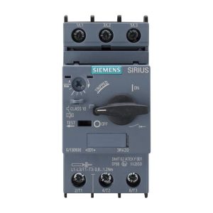 Circuit breaker size S00 for motor protection, CLASS 10 A-release 0.45...0.63 A N-release 8.2 A