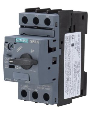 Circuit breaker size S00 for motor protection, CLASS 10 A-release 0.35…0.5 A N-release 6.5 A
