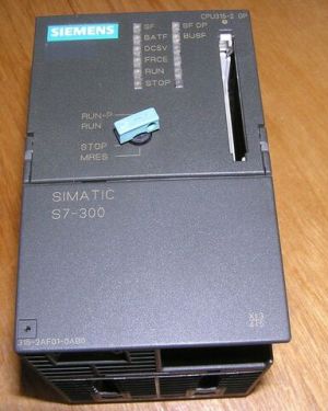 Siemens SIMATIC S7-300 CPU 315-DP Central Processing Unit, Integrated PROFIBUS DP Interface, 24V DC Power Supply, 128KB Memory