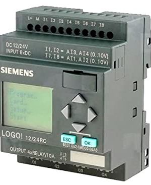 LOGO! 12/24RC, logic module, displ. PS/I/O: 12/24 V DC/relay