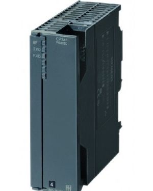 Siemens SIMATIC S7-300 CP 341 Communication Processor, RS422/485 Interface, Supports ASCII, Modbus RTU, and Printer Protocols