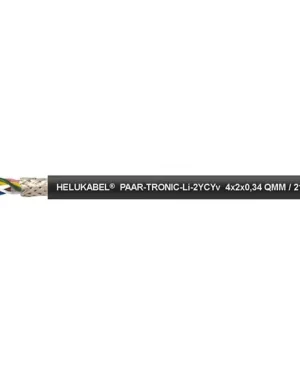 HELUKABEL® PAAR-TRONIC-Li-2YCYv 2x2x0.5 mm² black