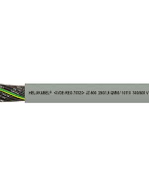 Control Cable;Wire; JZ-500; 3G1.5mm2; unshielded; 300V,500V; Cu; stranded;Grey;HELUKABEL